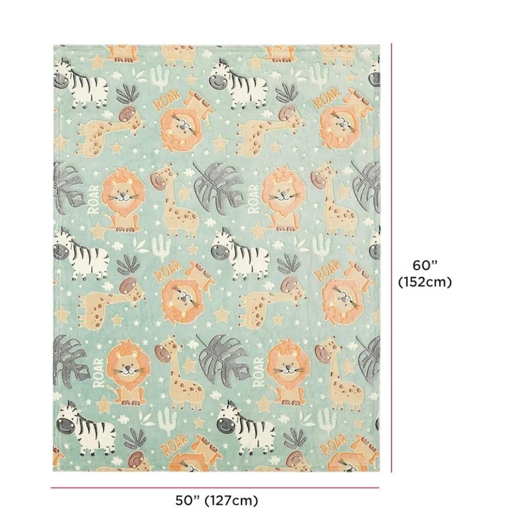 60x50 Soft Glow-In-The-Dark Blanket - Picture 2 of 6